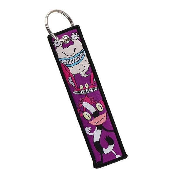 Aaahh!! Real Monsters Embroidered Keychain unisex - Picture 1 of 4